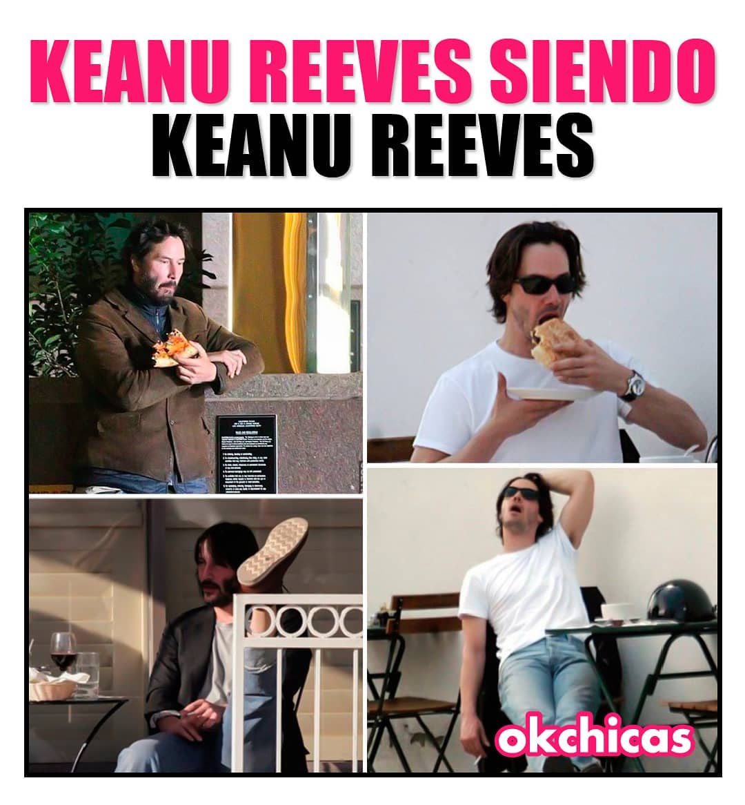 Keanu Renes siendo Keanu Renes.