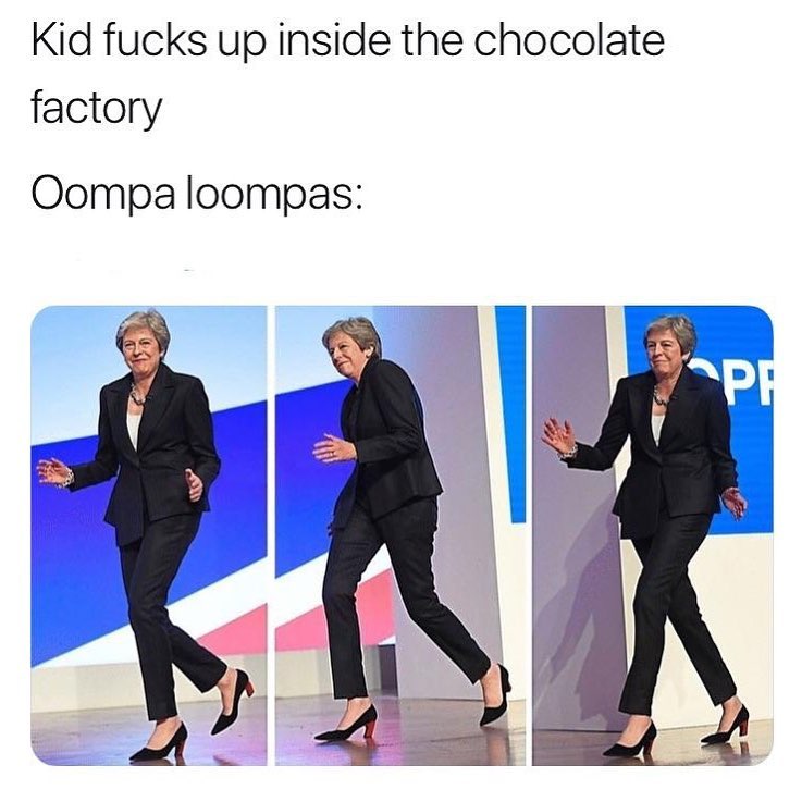 Kid fucks up inside the chocolate factory.  Oompa loompas: