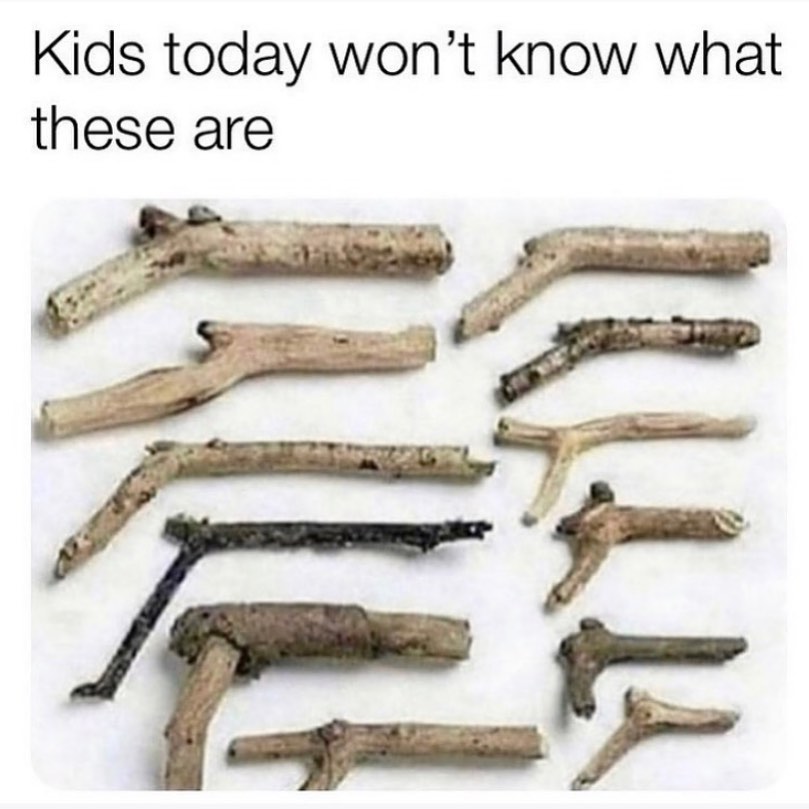 Kids today won't know what these are.