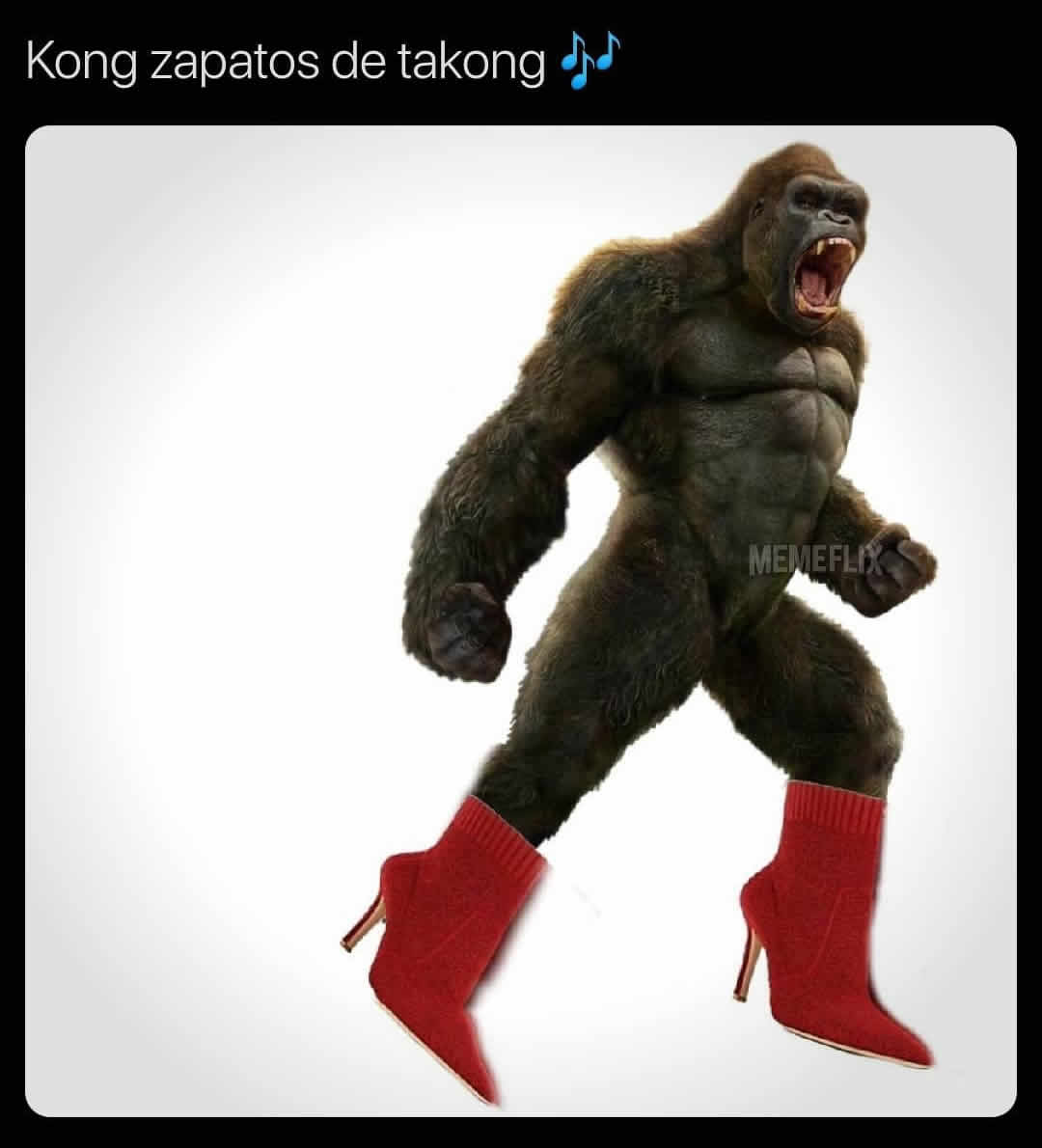 Kong zapatos de takong.