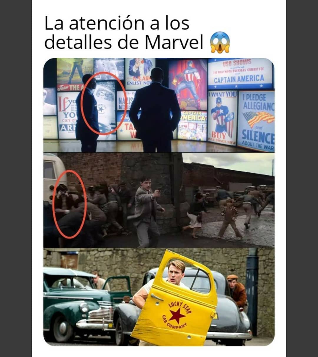 La atención a los detalles de Marvel.
