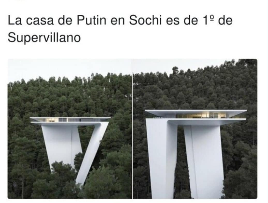 La casa de Putin en Sochi es de 1 de Supervillano.
