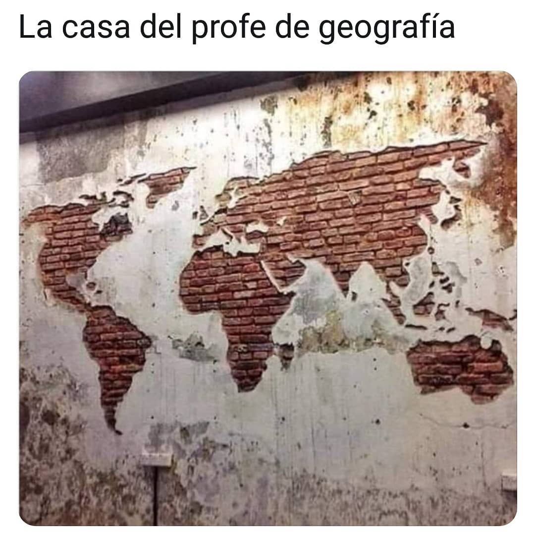 La casa del profe de geografía.