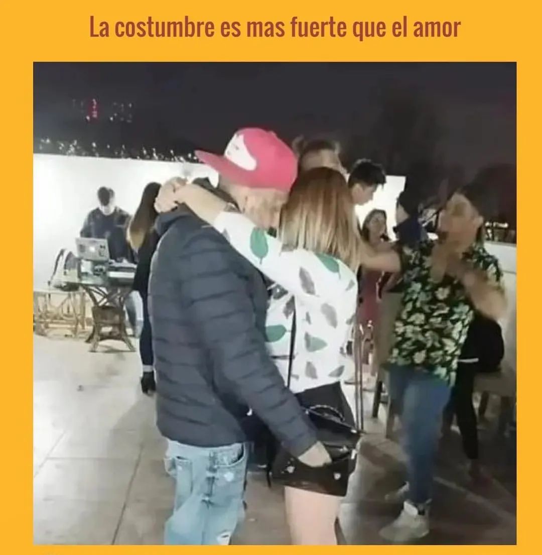 La costumbre es mas fuerte que el amor.