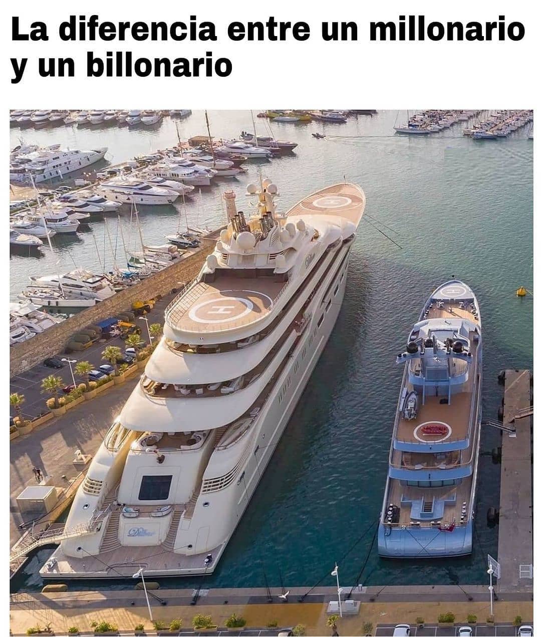 La diferencia entre un millonario y un billonario.
