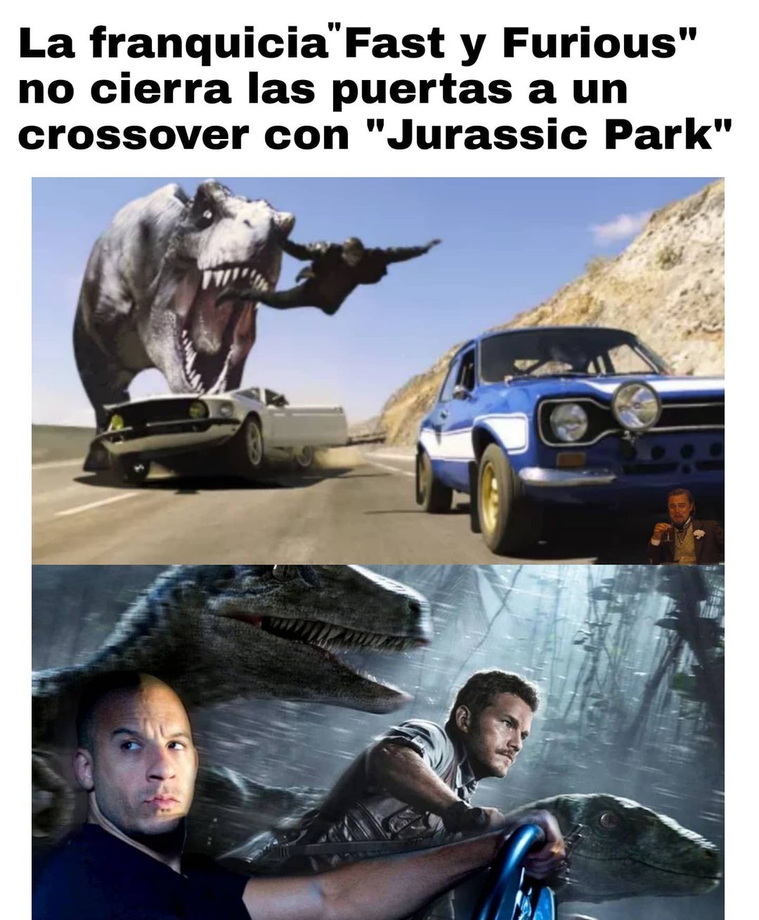 La franquicia "Fast y Furious" no cierra las puertas a un crossover con "Jurassic Park".