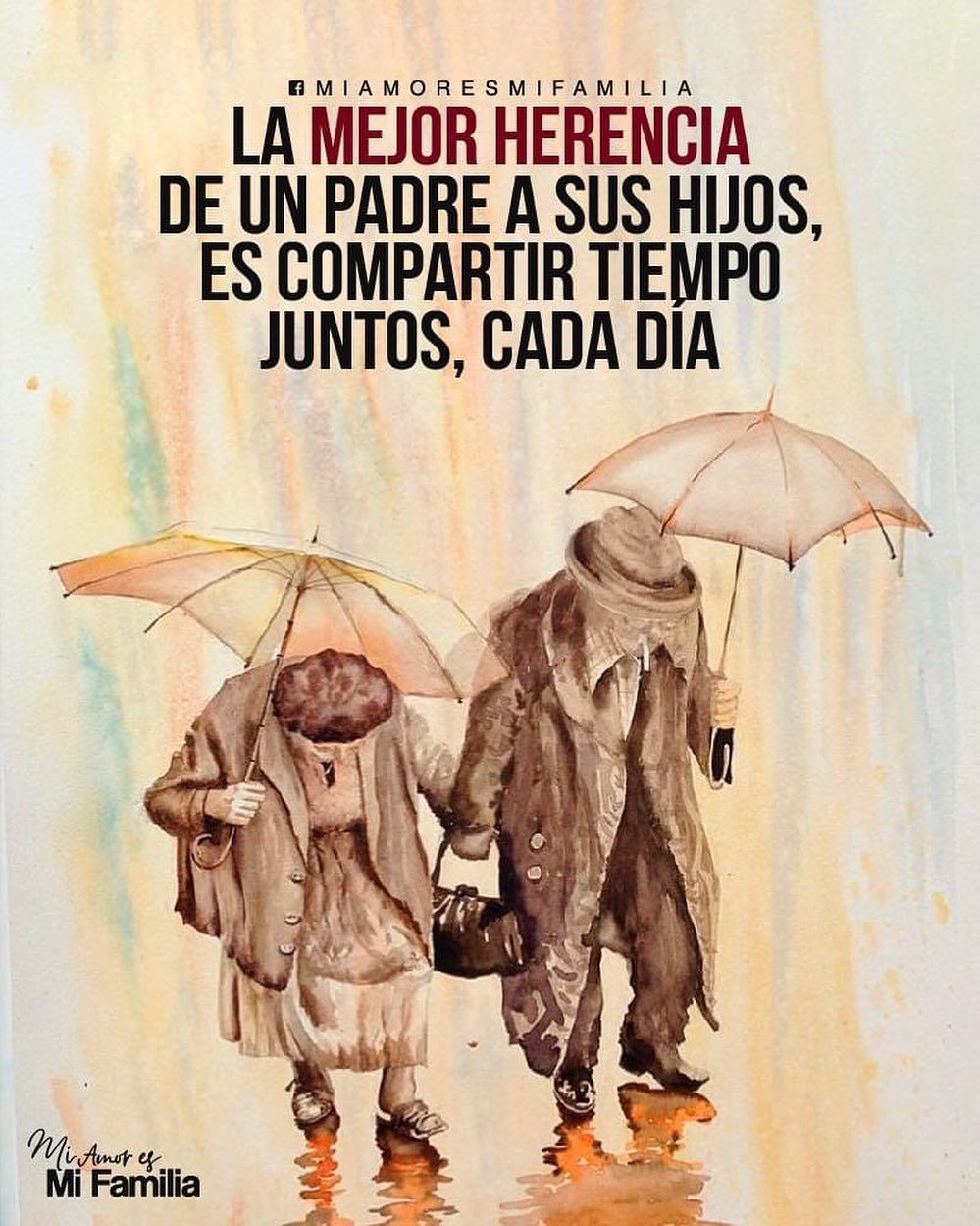 La mejor herencia de un padre a sus hijos, es compartir tiempo juntos, cada  día. - Frases