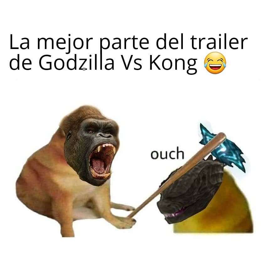 La mejor parte del trailer de Godzilla Vs Kong. Ouch.