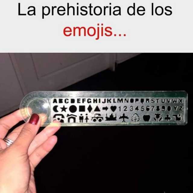 La prehistoria de los emojis...