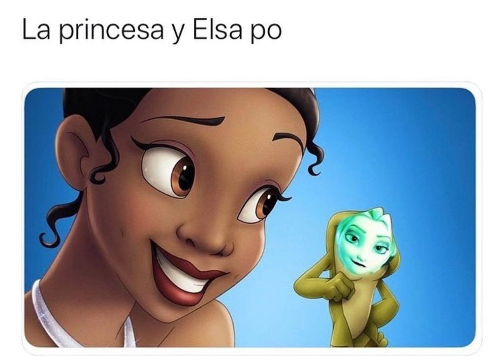 La princesa y Elsa po.