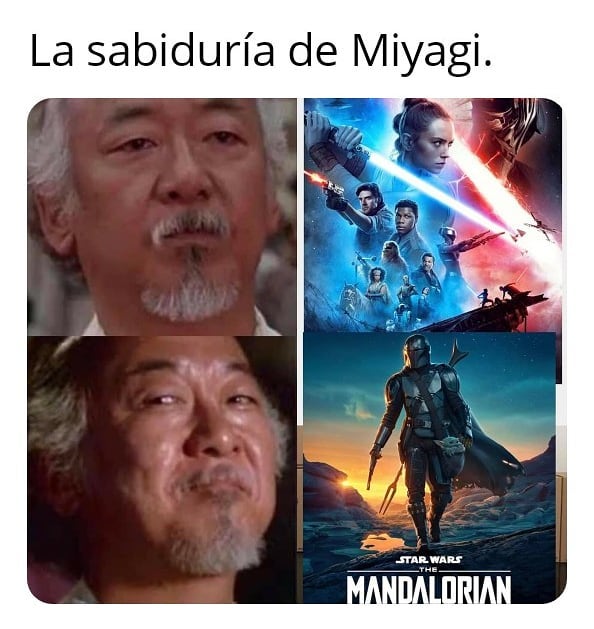 La sabiduría de Miyagi.