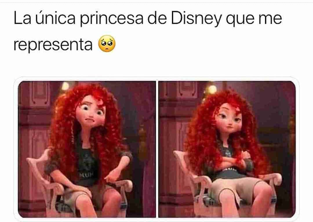 La única princesa de Disney que me representa.