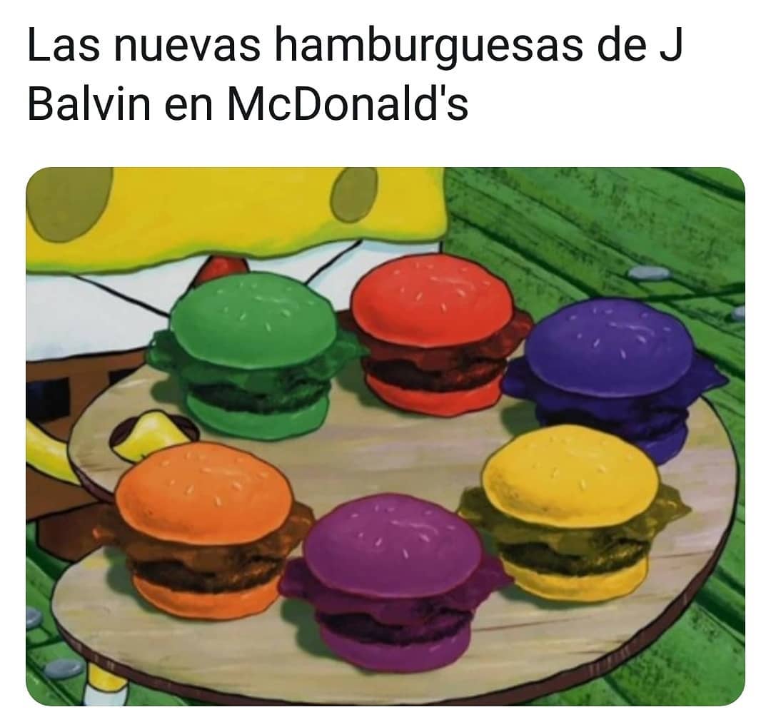 Las nuevas hamburguesas de J Balvin en McDonald's.