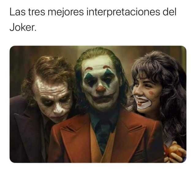 Las tres mejores interpretaciones del Joker.