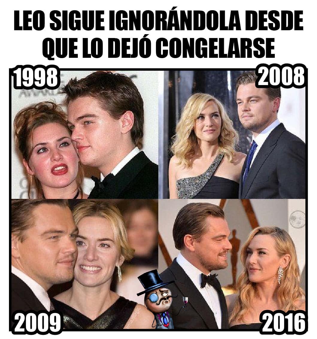 Leo sigue ignorándola desde que lo dejó congelarse. 1998 2008 2009 2016.