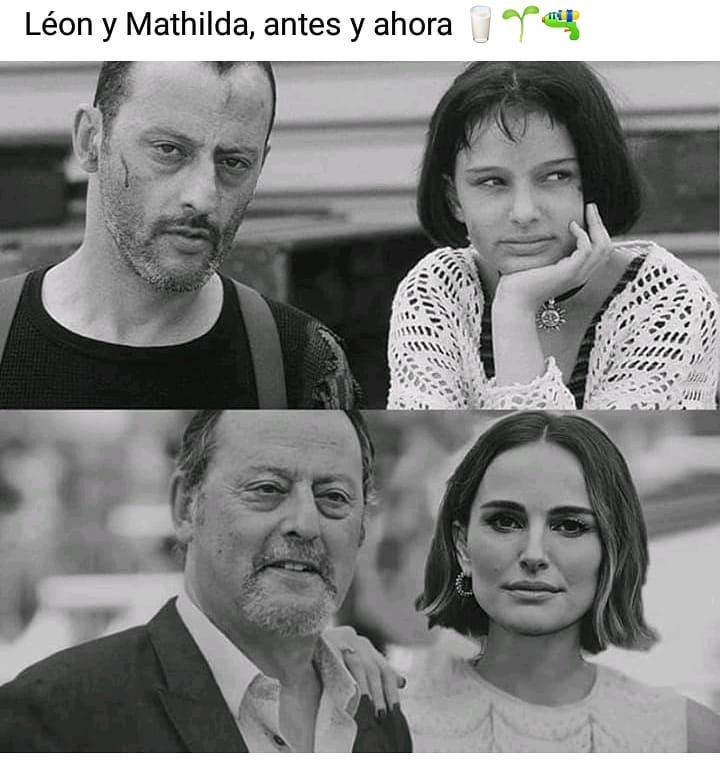 Léon y Mathilda, antes y ahora.