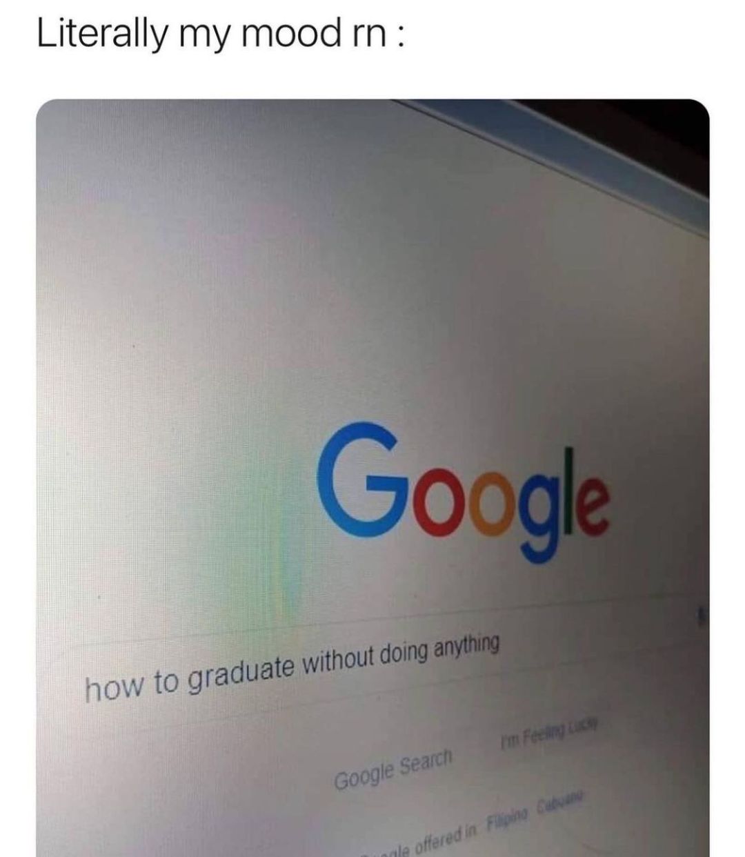 How To Graduate Without Doing Anything Meme