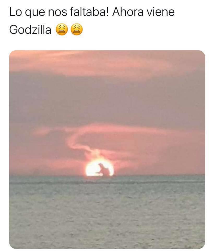 Lo que nos faltaba! Ahora viene Godzilla.