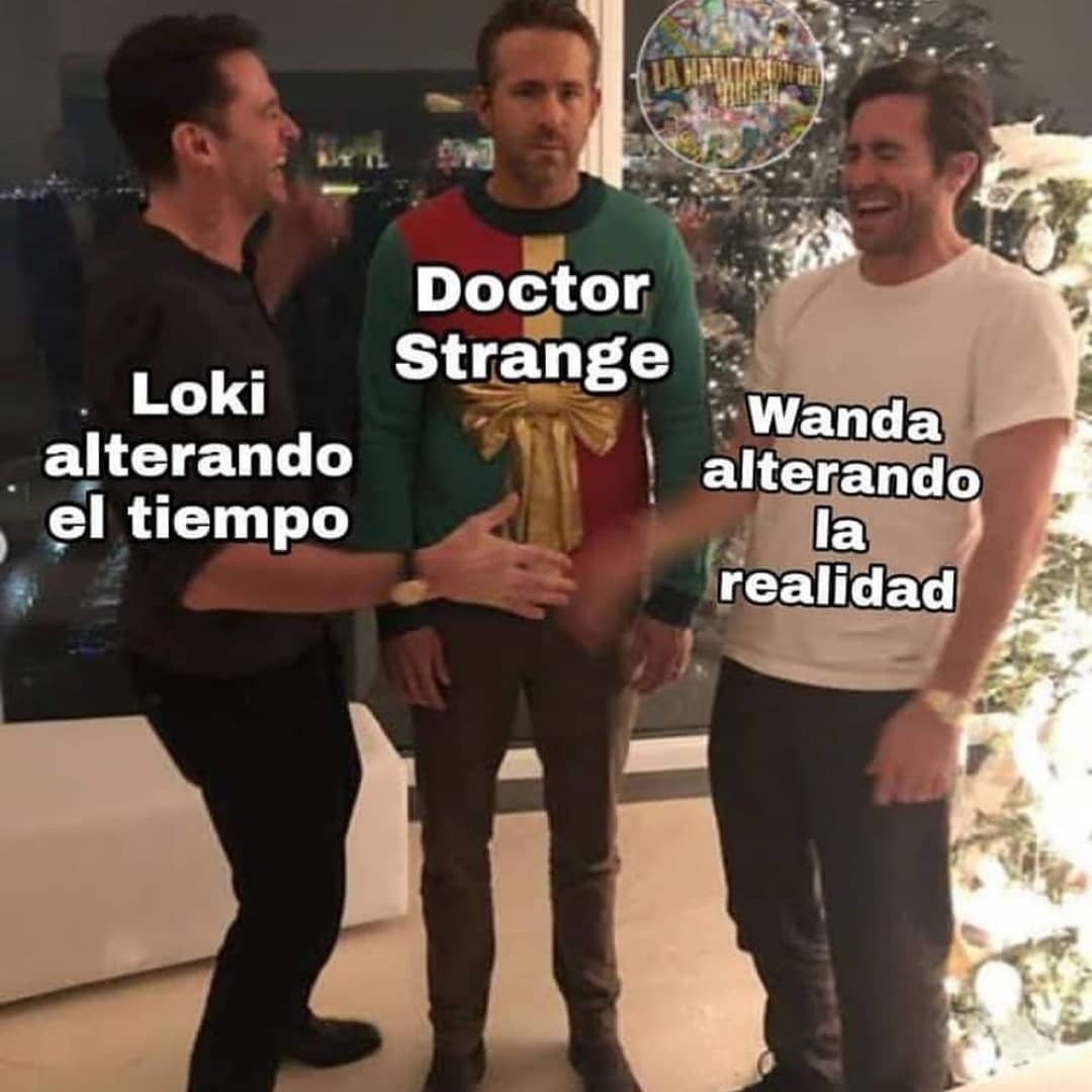 Loki alterando el tiempo. Doctor Strange. Wanda alterando la realidad.