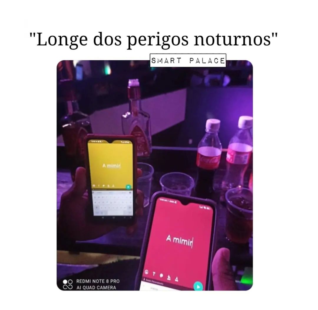 "Longe dos perigos noturnos".