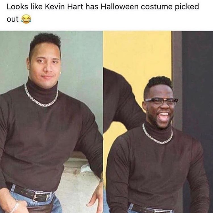 Looks like Kevin Hart has Halloween costume picked out. - Funny