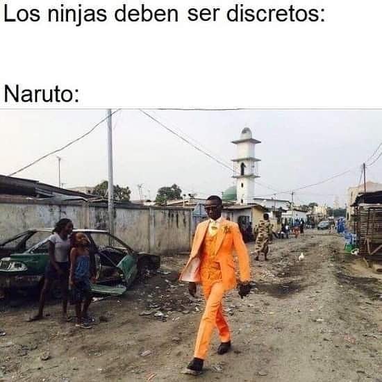Los ninjas deben ser discretos:  Naruto: