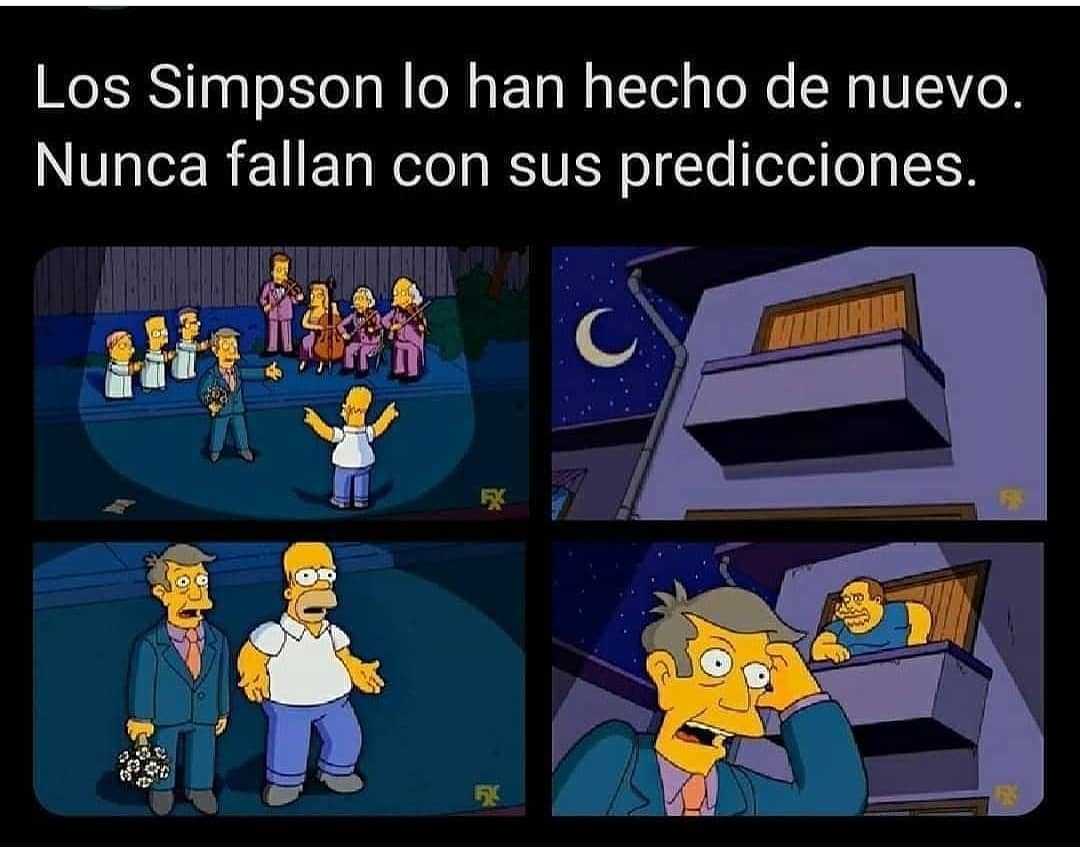 Los Simpson lo han hecho de nuevo. Nunca fallan con sus predicciones.