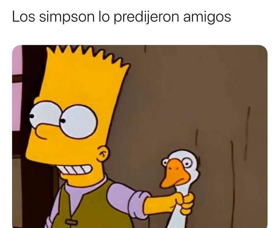 Los Simpson lo predijeron amigos.