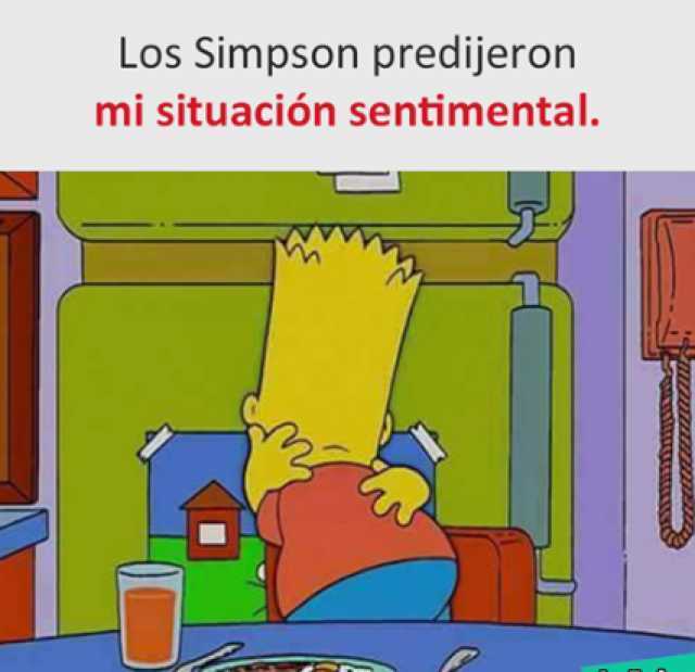 Los Simpson predijeron mi situación sentimental.