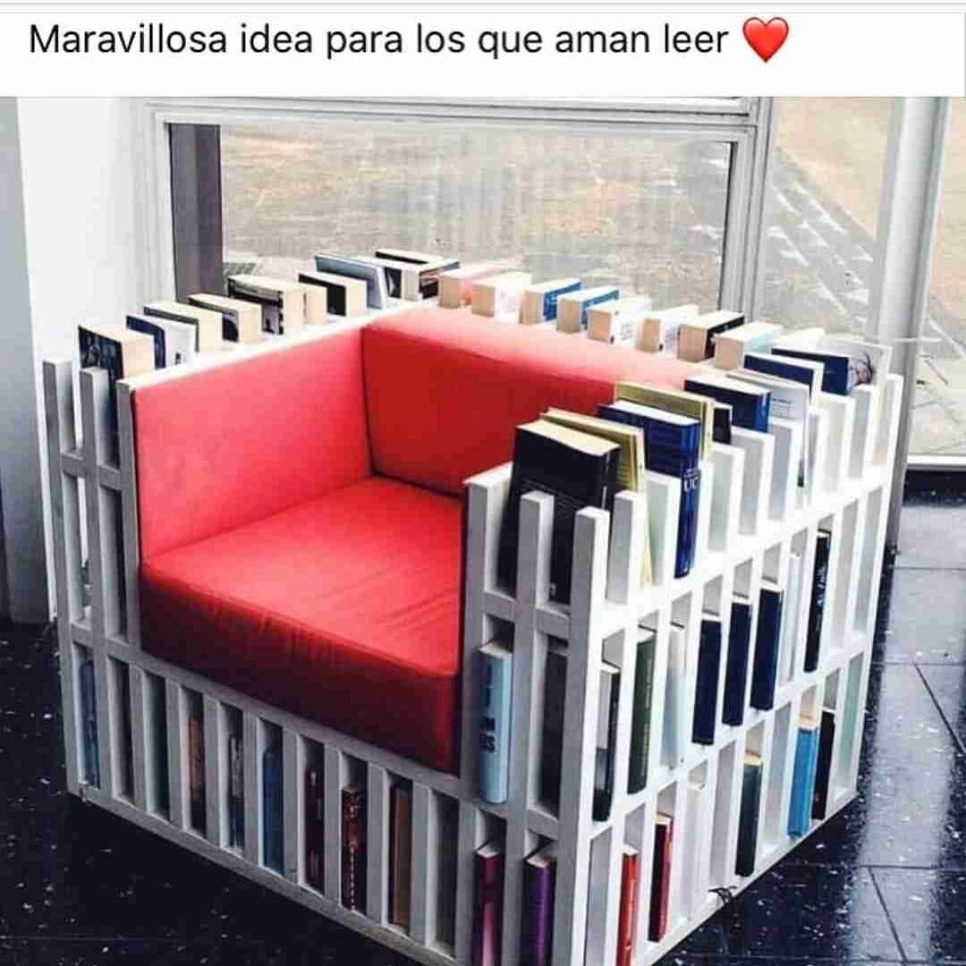 Maravillosa idea para los que aman leer.