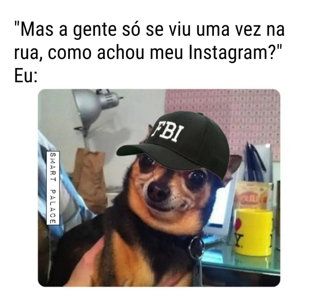 Mas A Gente Só Se Viu Uma Vez Na Rua Como Achou Meu Instagram Eu Memes 