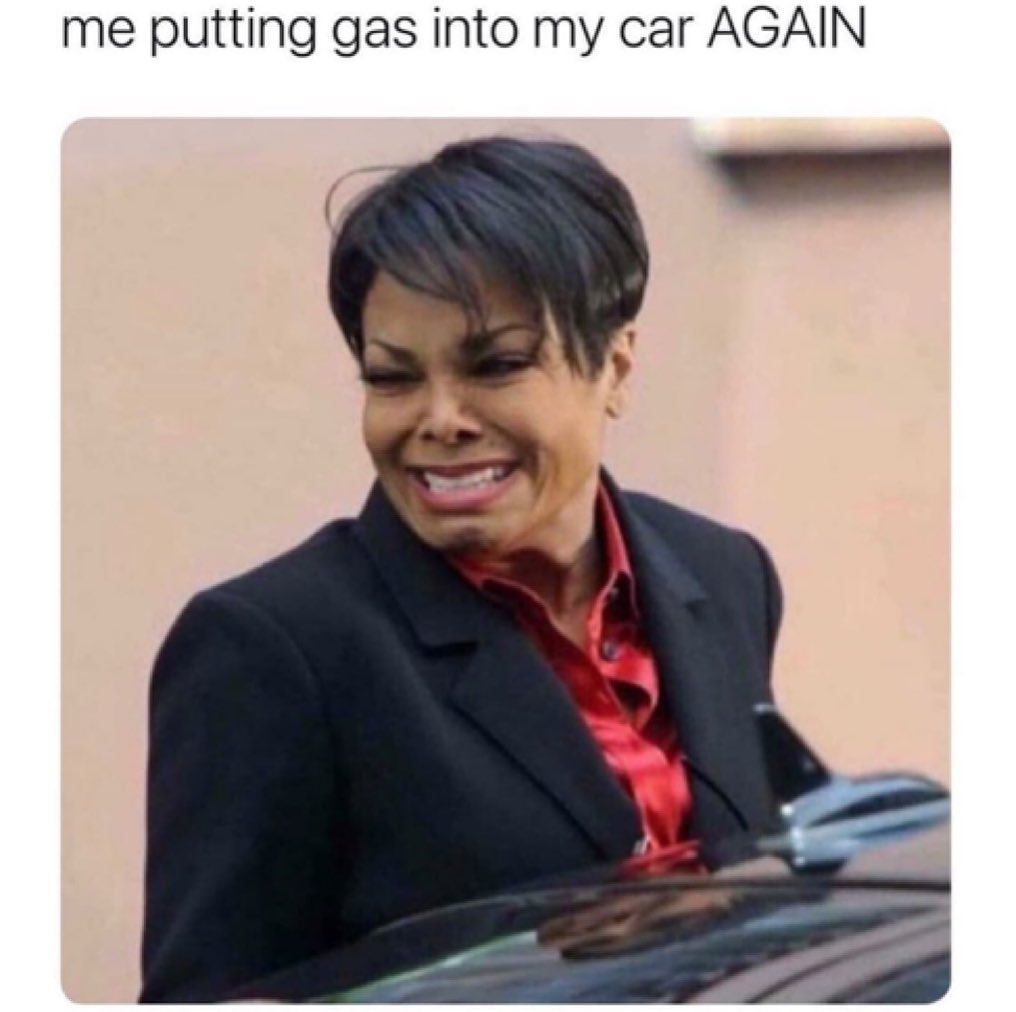Me putting gas into my car again.