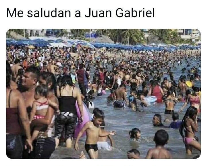 Me saludan a Juan Gabriel.