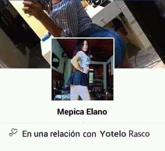 Mepica Elano - En una relación con Yotelo Rasco.