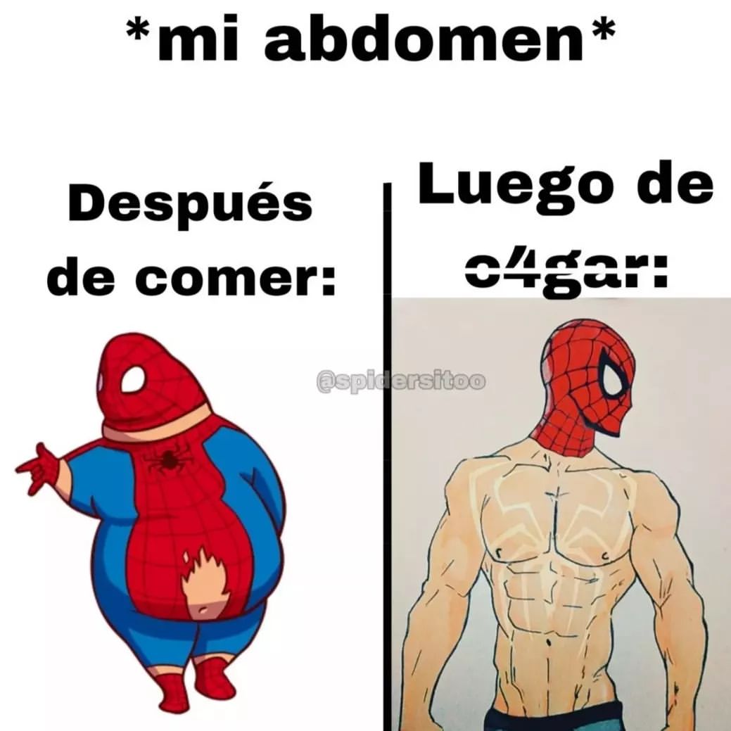 *Mi abdomen* Después de comer: Luego de cagar: