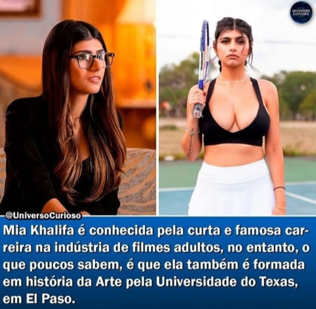 Mia Khalifa é Conhecida Pela Curta E Famosa Carreira Na Indústria De