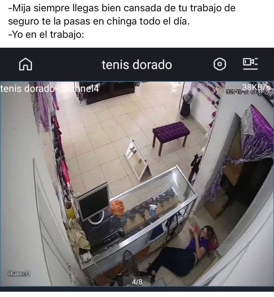 Mija Siempre Llegas Bien Cansada De Tu Trabajo De Seguro Te La Pasas En Chinga Todo El Día Yo 3298