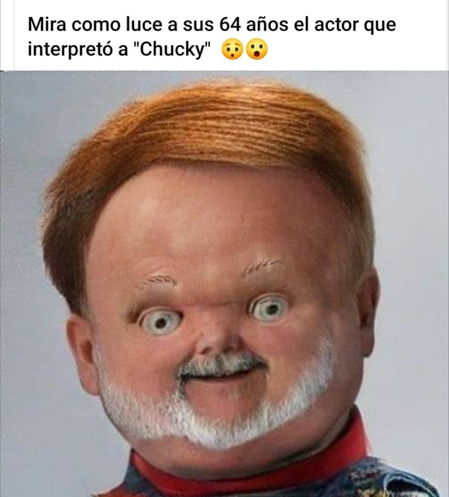 Mira como luce a sus 64 años el actor que interpretó a "Chucky".