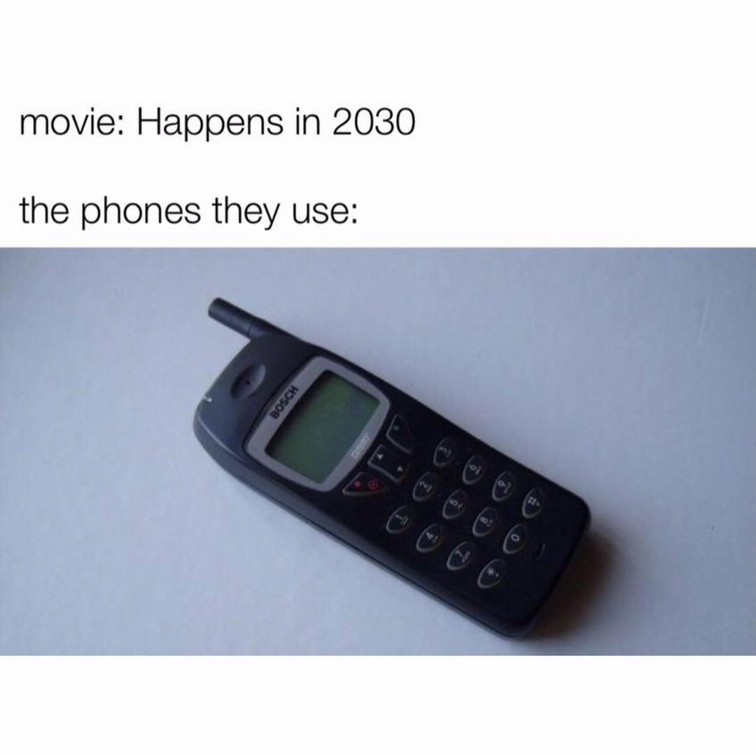 Movie: Happens in 2030. The phones they use: