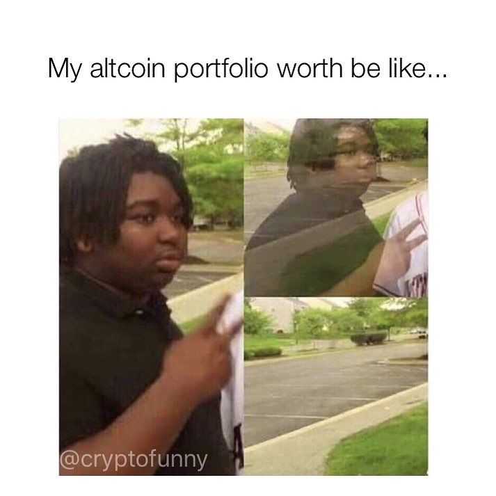 My altcoin portfolio worth be like...