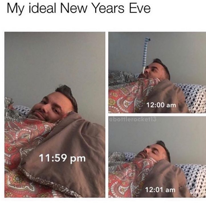 My ideal New Years Eve: