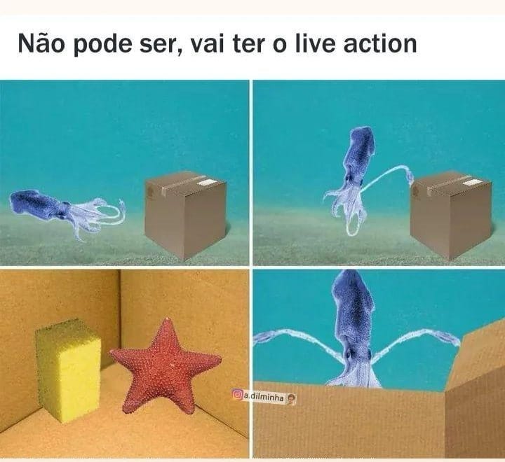 Não pode ser, vai ter o live action.