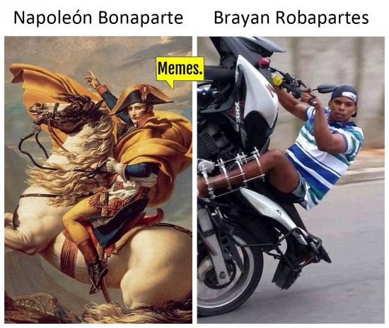 Napoleón Bonaparte. Brayan Robapartes.