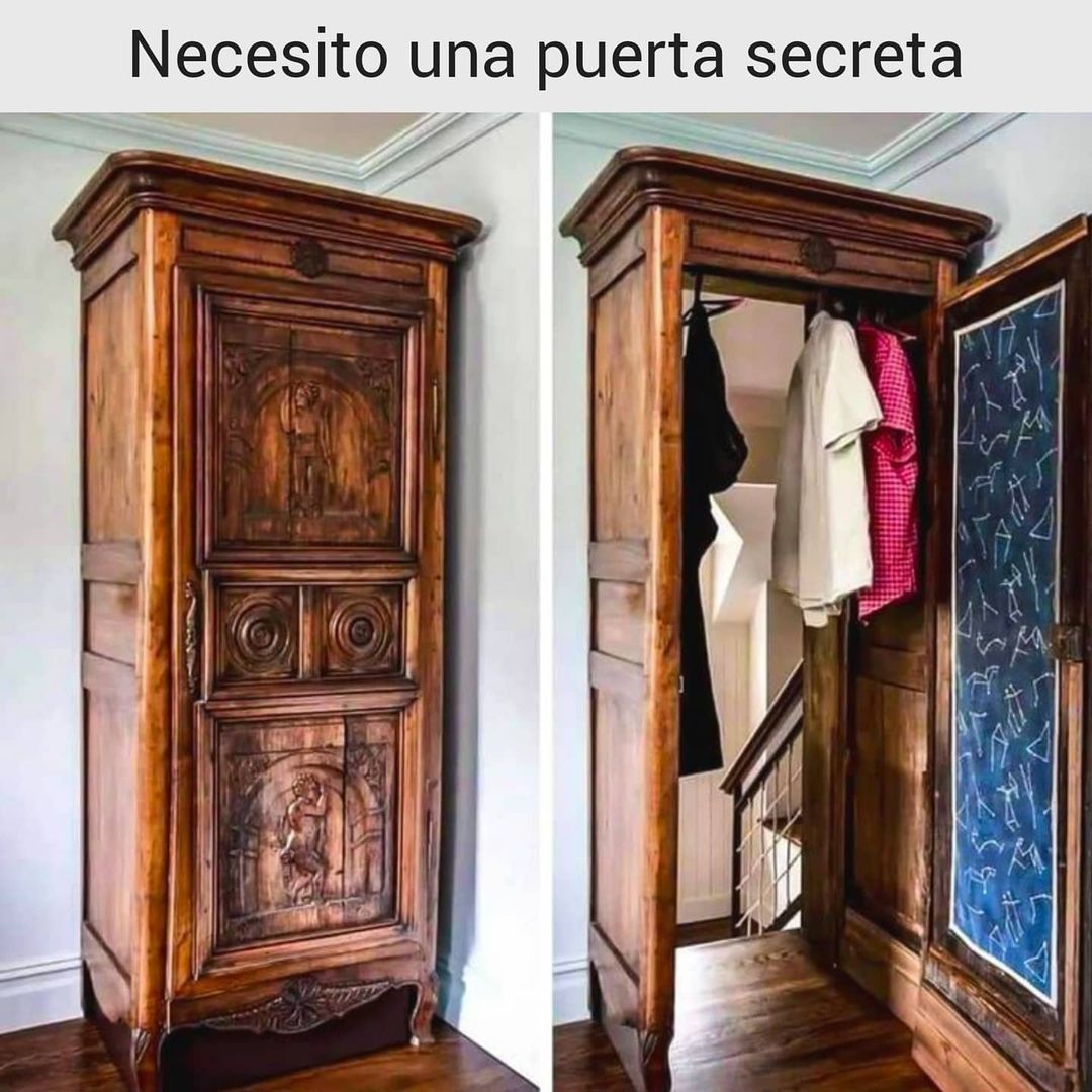 Necesito una puerta secreta.
