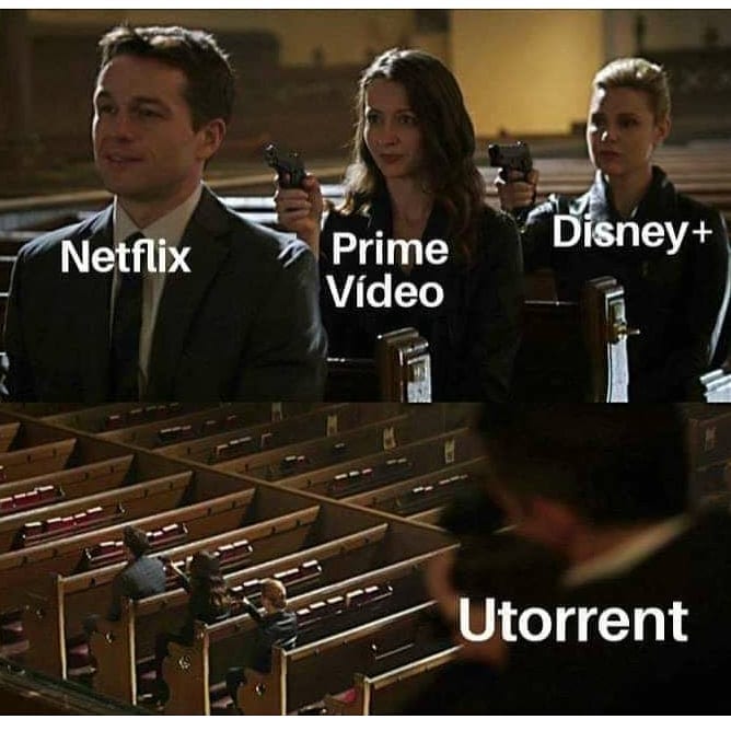 Netflix. Prime Vídeo. Disney+ Utorrent.