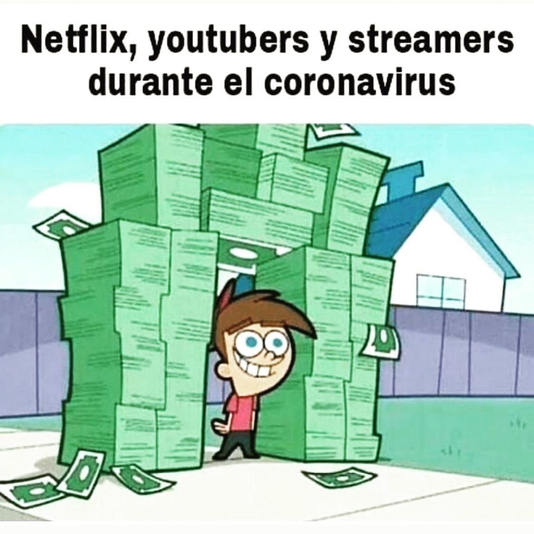 Netflix, youtubers y streamers durante el coronavirus.