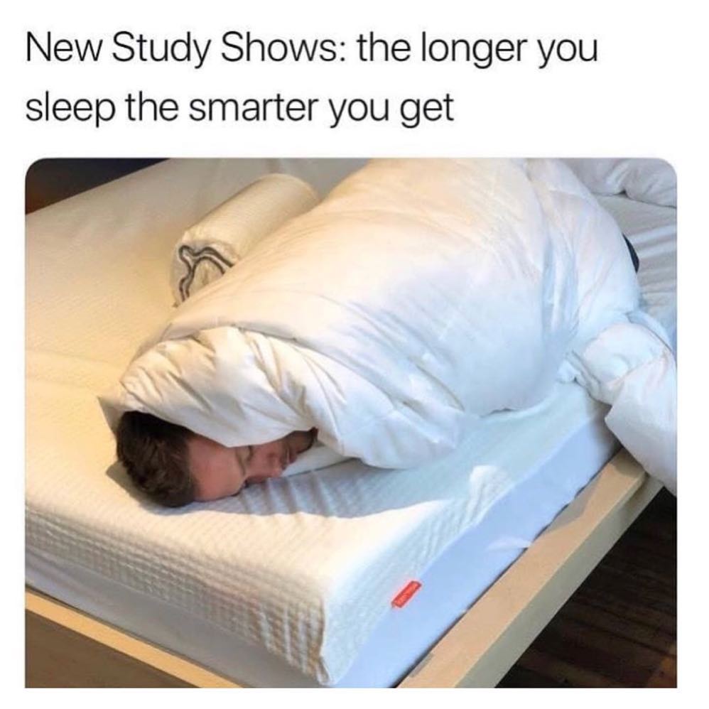 New study shows: The longer you sleep the smarter you get.