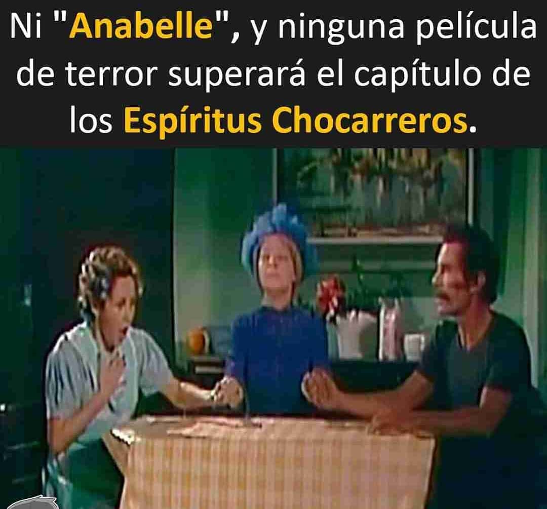 Ni "Anabelle", y ninguna película de terror superará el capítulo de los Espíritus Chocarreros.
