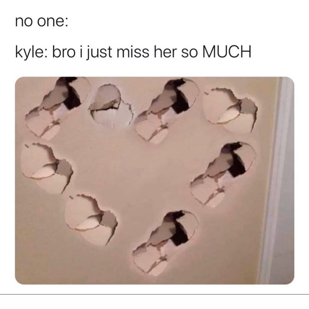 No One Kyle Bro I Just Miss Her So Much Funny