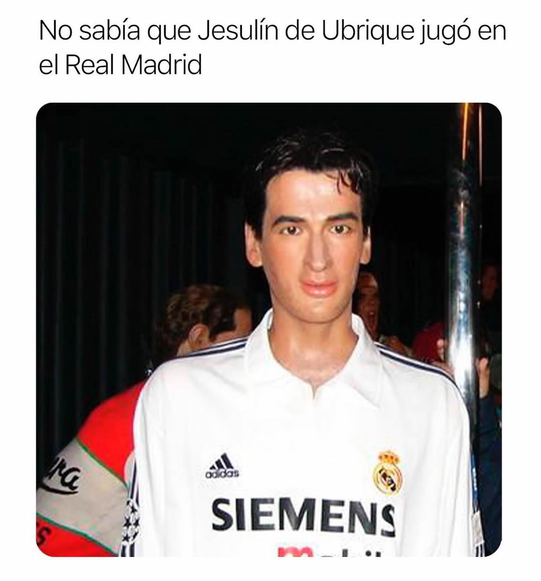 No sabía que Jesulín de Ubrique jugó en el Real Madrid.
